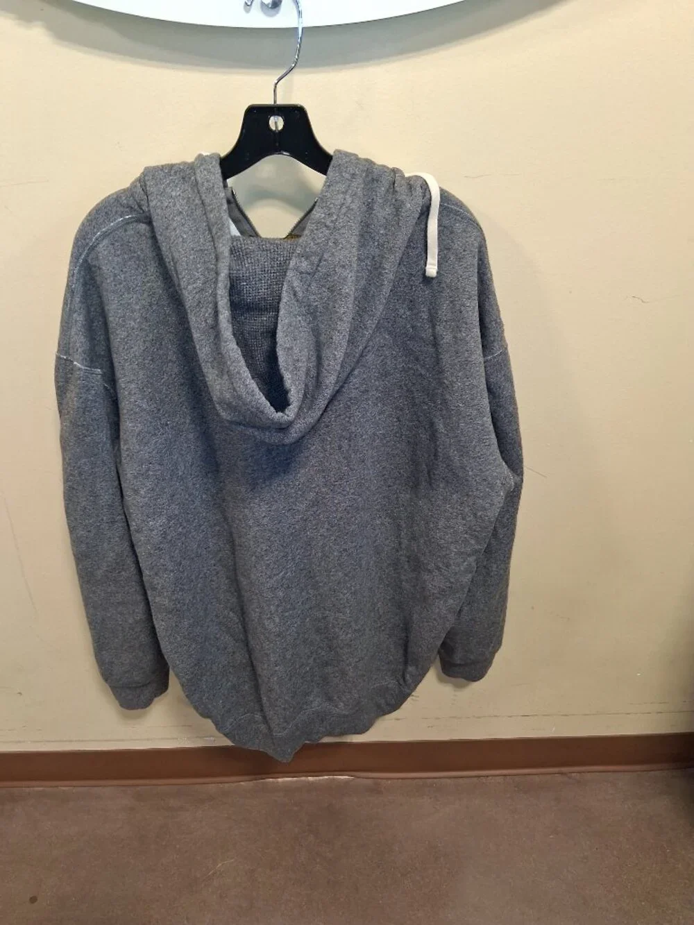 Polo Ralph Lauren Hoodie Mens XXL Grey Zip Up Cotton Pony Logo Casual Fleece